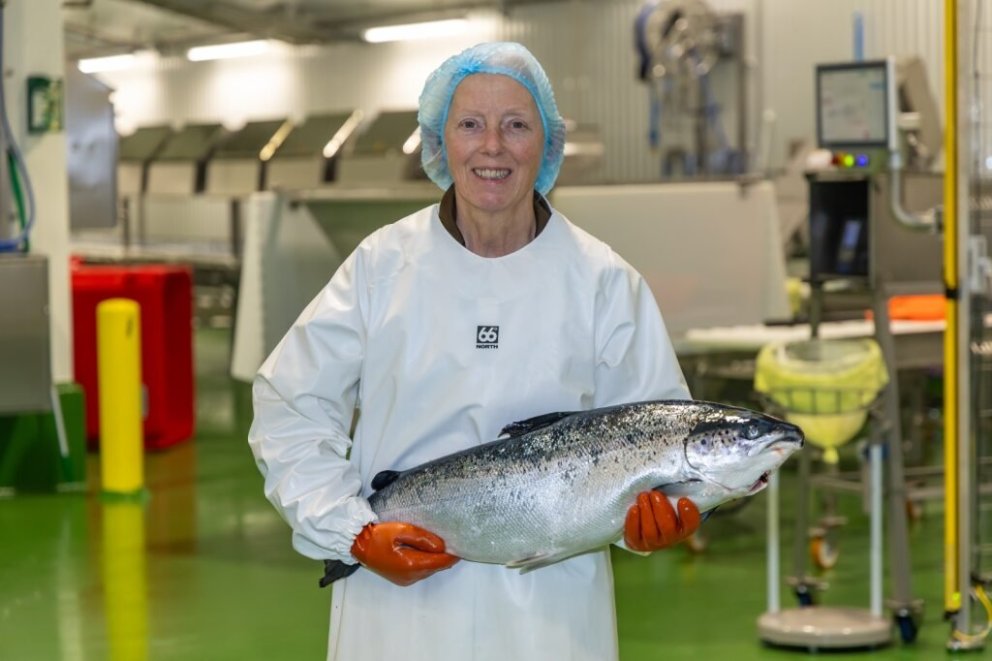 Olga Gísladóttir vinnslustjóri í Silfurstjörnunni / myndir Axel Þórhallsson/samherji.is