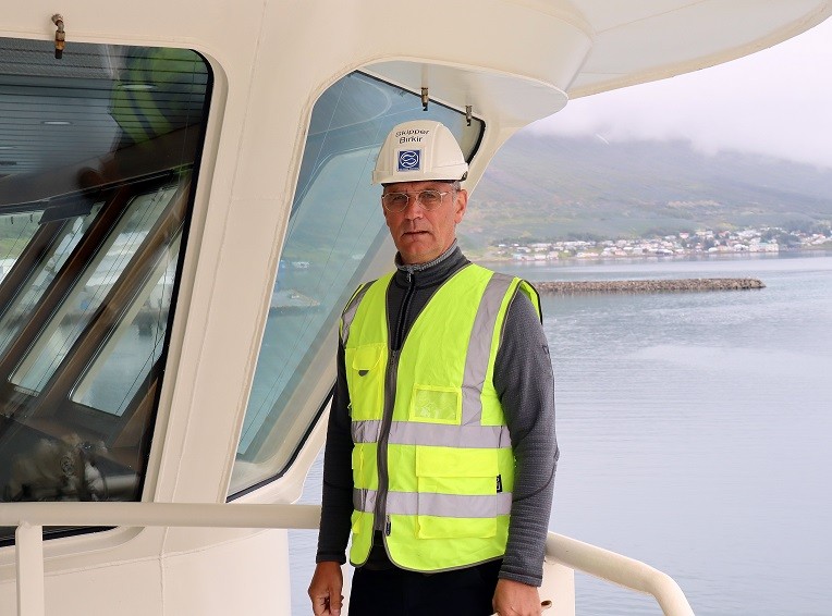 Birkir Hreinsson skipstjóri á Vilhelm Þorsteinssyni.