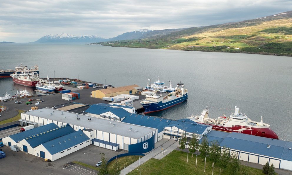 Samherji's operations in Fiskitangi in Akureyri.