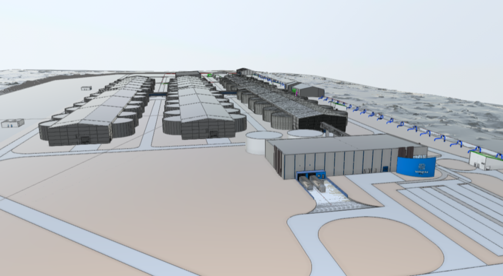 The Salmon Garden will be built in three phases. / samherji.is