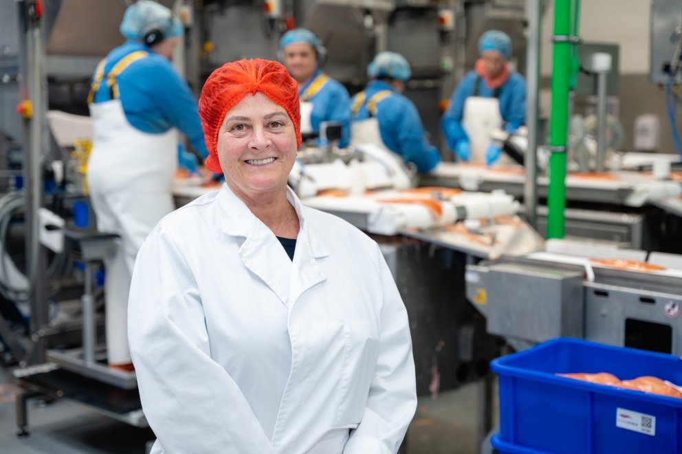 Bergþóra Gísladóttir framleiðslustjóri í Sandgerði/myndir:Sindri Swan/samherji.is