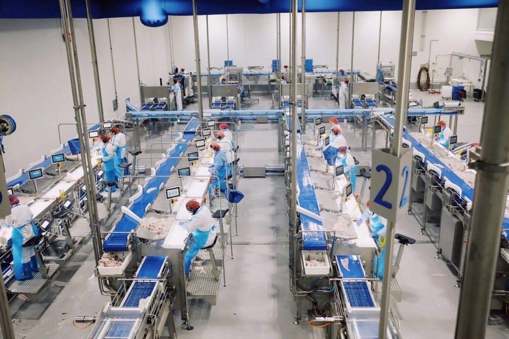 Fiskvinnsluhús Samherja á Dalvík var tekið notkun er heimsfaraldurinn geisaði / myndir samherji.is