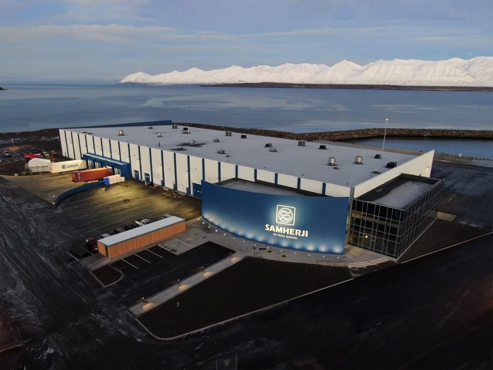 Afar fullkomið fiskvinnsluhús Samherja á Dalvík var tekið í notkun á árinu 2020