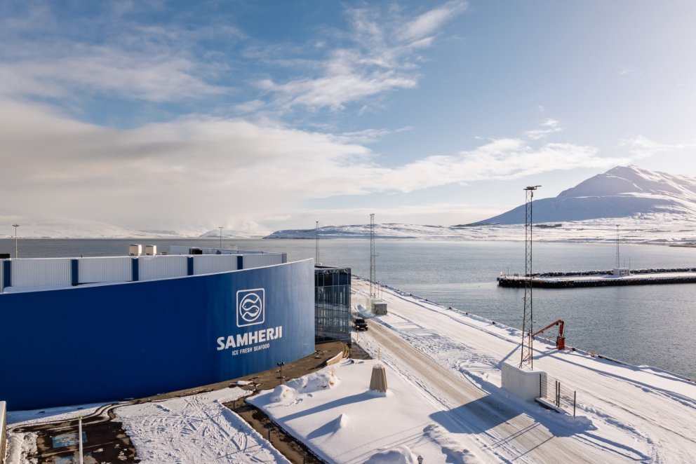 Vinnsluhús Samherja á Dalvík. Mynd: Sindri Swan.