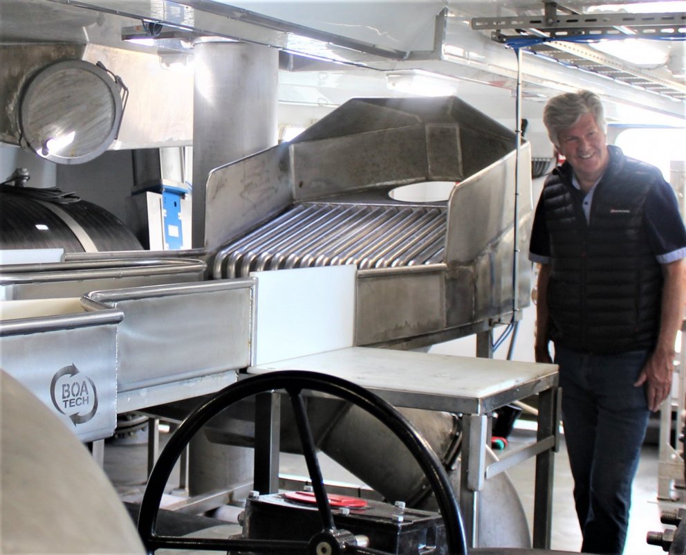 Finnbogi Jónsson var mikill áhugamaður um nýsköpun og kynnti sér nýjustu tækni um borð í Oddeyrinni …