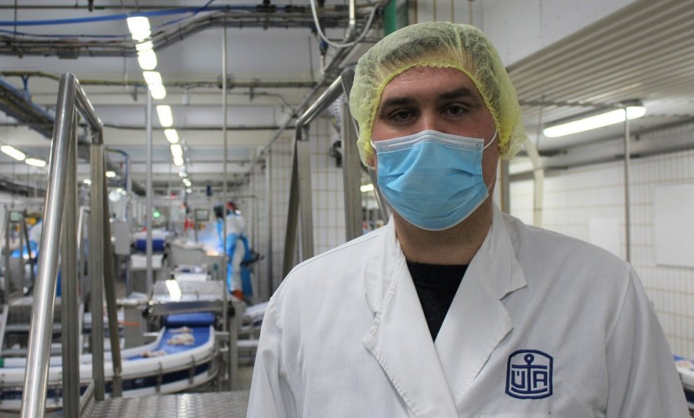 Hákon Rúnarsson framleiðslustjóri ÚA / myndir samherji.is