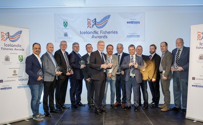 Samherji awarded the Icelandic Fisheries Awards 2017 in two categories - Outstanding Fish Processing…