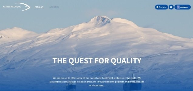 The new webpage www.icefresh.is opened