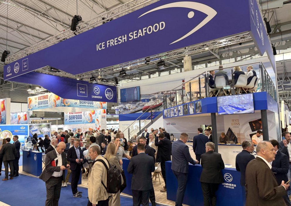 Bás Samherja og Ice Fresh Seafood er á tveimur hæðum og vel búinn. Myndir/samherji.is