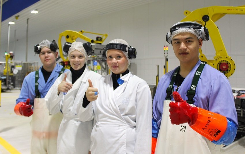 Frá vinstri: Andri Rúnar Hákonarson, Emilía Björk Óladóttir, Sunneva María Vilhelmsdóttir, Lárus Vin…