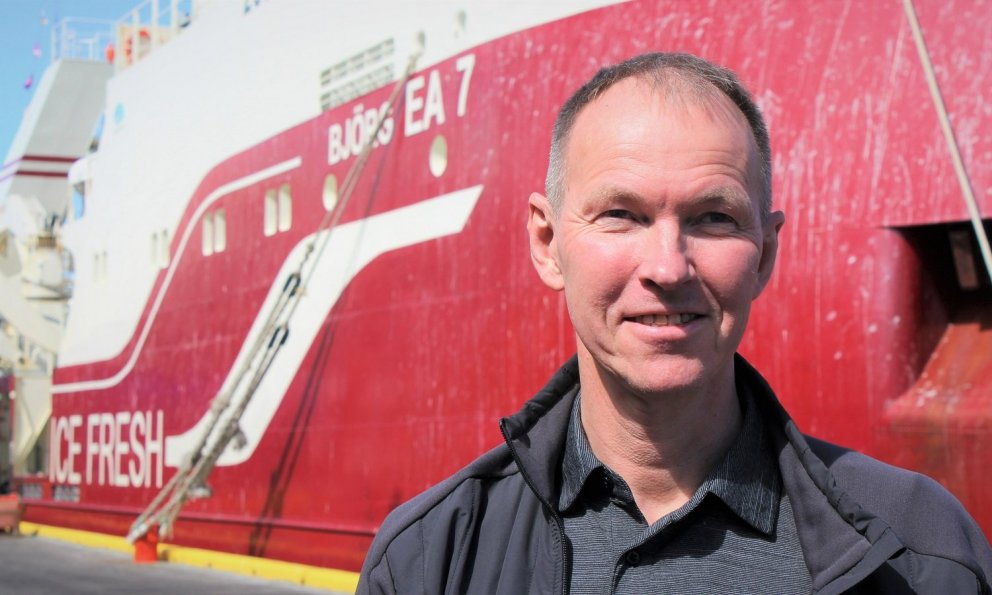 Jóhann Pálsson Rist bátsmaður á Björgu EA 7/myndir: samherji/Björn Steinbekk