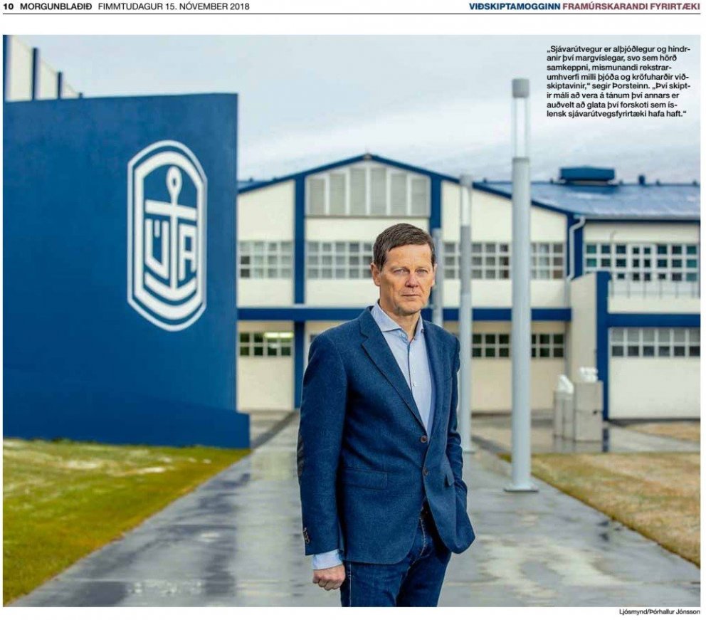 Samherji efstur framúrskarandi fyrirtækja
