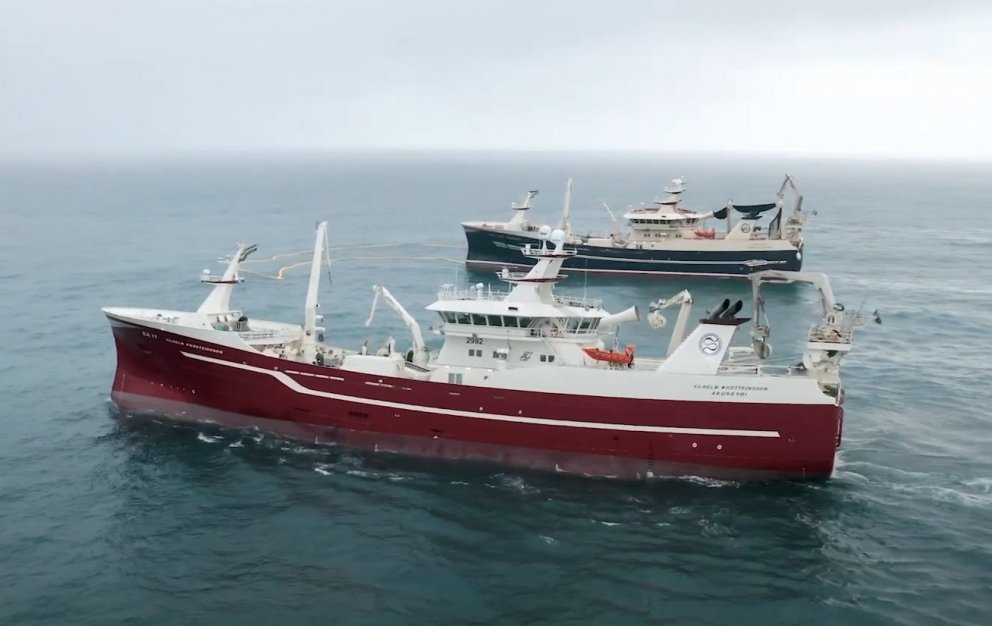 Vilhelm Þorsteinsson EA og Börkur NK áberandi á Seafood Expo Global