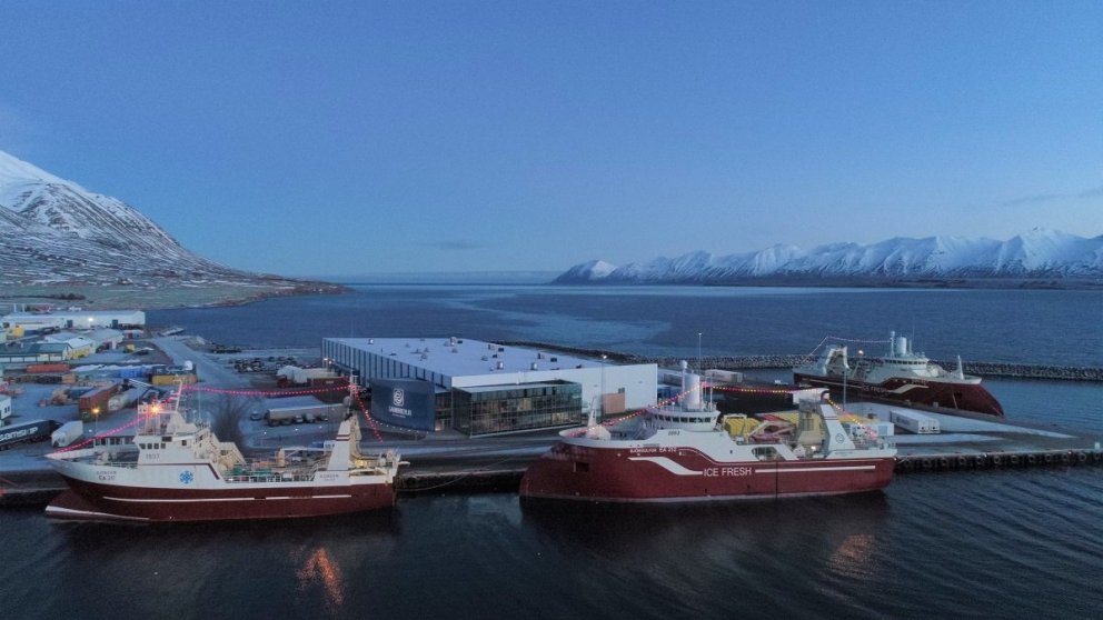 Björgvin, Björgúlfur og Björg við bryggju á Dalvík/mynd Haukur Arnar Gunnarsson