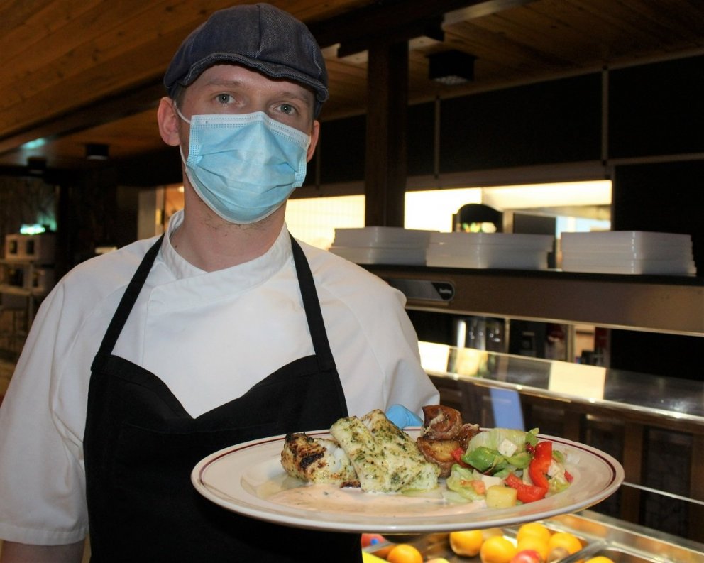 Sigurður Már Harðarson matreiðslumeistari (myndir samherji.is)