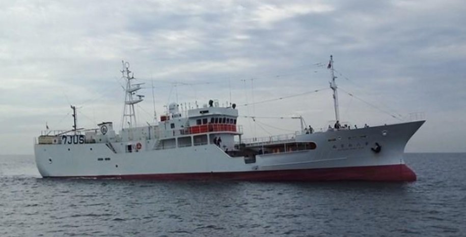 Skipin frá Japan og Suður-Kóreu eru flest um 50 metra löng