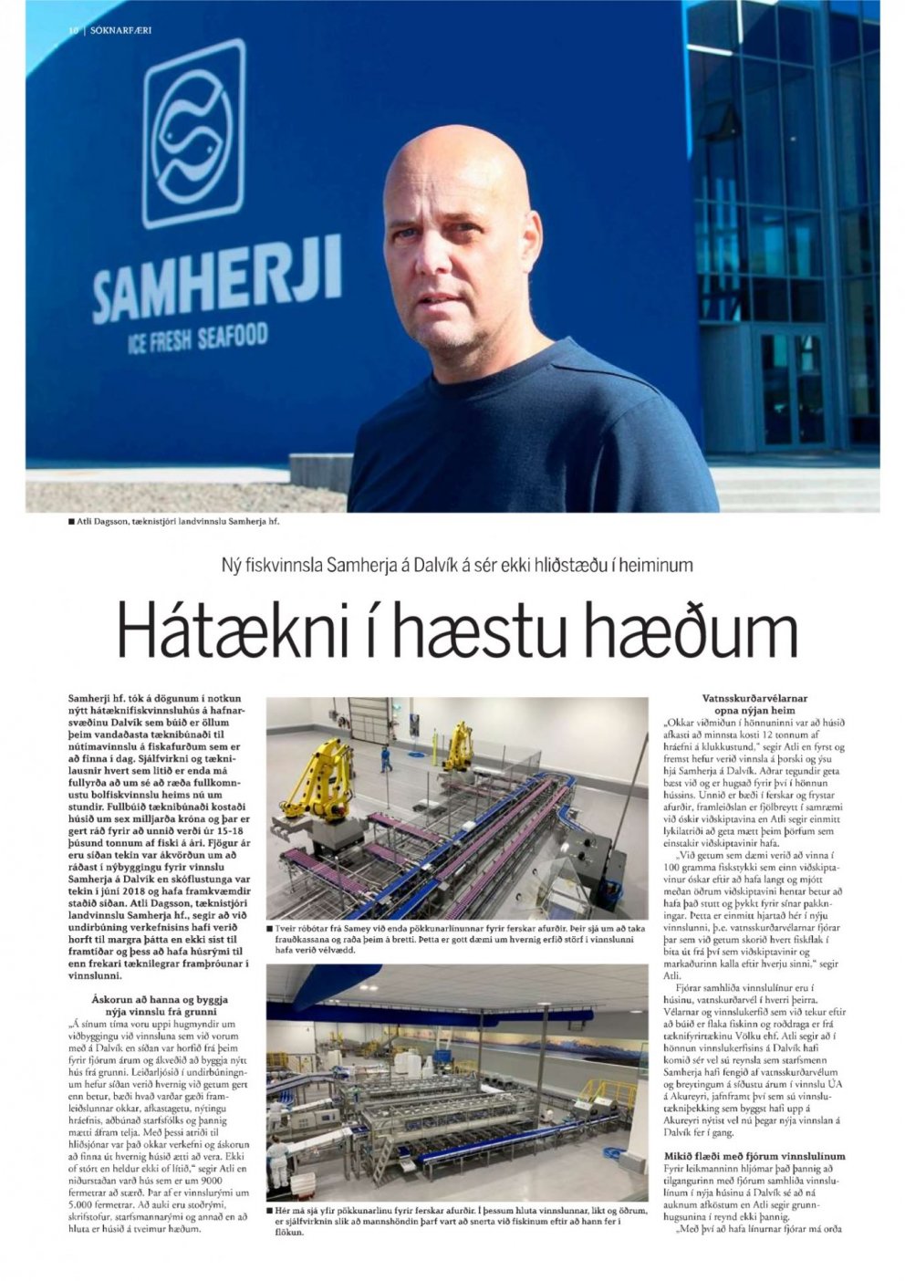 Fróðleg umfjöllun um nýtt vinnsluhús Samherja á Dalvík